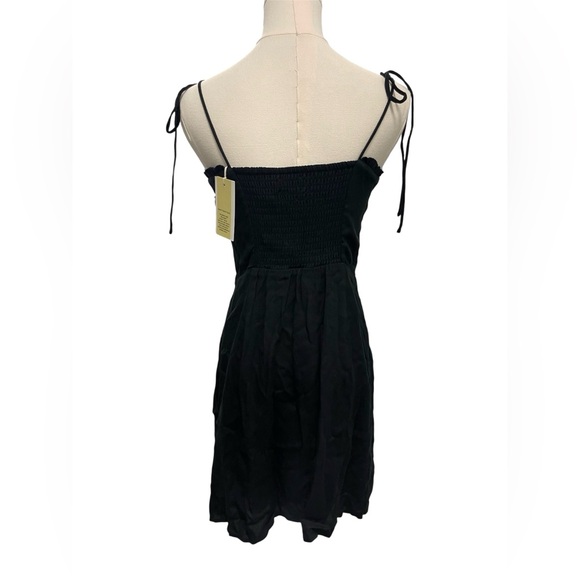 NWT Aritzia Wilfred Black Fable Mini Dress Sz 6 LBD little black dress girly - Picture 13 of 16
